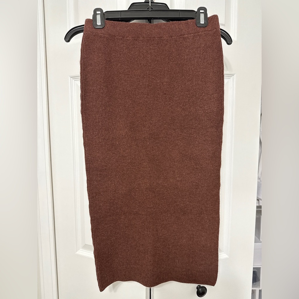 House of Harlow 1960 Rich Brown Pencil Skirt
